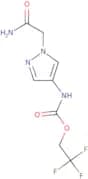 2,2,2-Trifluoroethyl N-[1-(carbamoylmethyl)-1H-pyrazol-4-yl]carbamate