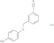 3-(4-Aminophenoxymethyl)benzonitrile hydrochloride