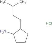 2-(3-Methylbutyl)cyclopentan-1-amine hydrochloride