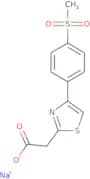 Sodium 2-[4-(4-methanesulfonylphenyl)-1,3-thiazol-2-yl]acetate