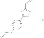 2-[4-(3-Ethyl-1,2,4-oxadiazol-5-yl)phenyl]ethan-1-amine hydrochloride