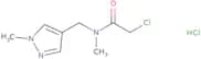 2-Chloro-N-methyl-N-[(1-methyl-1H-pyrazol-4-yl)methyl]acetamide hydrochloride