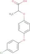 2-[4-(4-Chlorophenoxy)phenoxy]propanoic acid