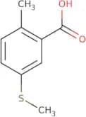2-Methyl-5-(methylsulfanyl)benzoic acid