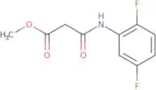 Methyl 2-[(2,5-difluorophenyl)carbamoyl]acetate