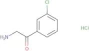 2-Amino-1-(3-chlorophenyl)ethanone hydrochloride