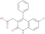 (6-Chloro-2-oxo-4-phenyl-1,2-dihydro-quinolin-3-yl)-acetic acid