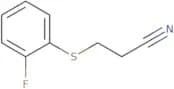 3-[(2-Fluorophenyl)sulfanyl]propanenitrile