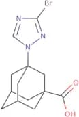 3-(3-Bromo-1H-1,2,4-triazol-1-yl)adamantane-1-carboxylic acid