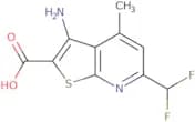 3-Amino-6-(difluoromethyl)-4-methylthieno[2,3-b]pyridine-2-carboxylic acid