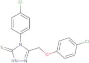 5-(4-Chlorophenoxymethyl)-4-(4-chlorophenyl)-4H-1,2,4-triazole-3-thiol