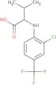 2-{[2-Chloro-4-(trifluoromethyl)phenyl]amino}-3-methylbutanoic acid
