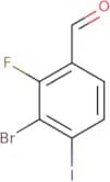 3-Bromo-2-fluoro-4-iodobenzaldehyde