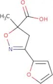 3-(Furan-2-yl)-5-methyl-4,5-dihydro-1,2-oxazole-5-carboxylic acid