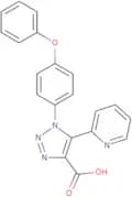 1-(4-Phenoxyphenyl)-5-(pyridin-2-yl)-1H-1,2,3-triazole-4-carboxylic acid