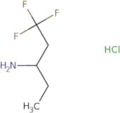 1,1,1-Trifluoropentan-3-amine hydrochloride