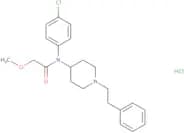 N-(4-Chlorophenyl)-2-methoxy-N-[1-(2-phenylethyl)piperidin-4-yl]acetamide hydrochloride