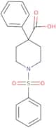 1-(Benzenesulfonyl)-4-phenylpiperidine-4-carboxylic acid