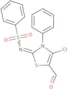 N-(4-Chloro-5-formyl-3-phenyl-2,3-dihydro-1,3-thiazol-2-ylidene)benzenesulfonamide