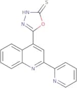 5-[2-(Pyridin-2-yl)quinolin-4-yl]-1,3,4-oxadiazole-2-thiol