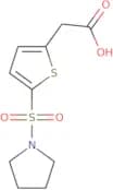 2-[5-(Pyrrolidine-1-sulfonyl)thiophen-2-yl]acetic acid