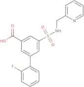 2'-Fluoro-5-{[(pyridin-2-yl)methyl]sulfamoyl}-[1,1'-biphenyl]-3-carboxylic acid