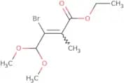 Ethyl 3-bromo-4,4-dimethoxy-2-methyl-2-butenoate