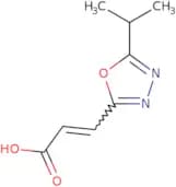 (2E)-3-[5-(Propan-2-yl)-1,3,4-oxadiazol-2-yl]prop-2-enoic acid