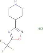 4-[5-(Trifluoromethyl)-1,2,4-oxadiazol-3-yl]piperidine hydrochloride