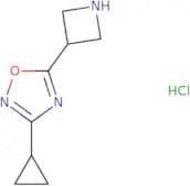 5-(Azetidin-3-yl)-3-cyclopropyl-1,2,4-oxadiazole hydrochloride