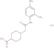 1-{2-[(2,4-Dimethylphenyl)amino]-2-oxoethyl}piperidine-4-carboxylic acid hydrochloride