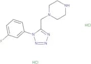 1-{[1-(3-Fluorophenyl)-1H-tetrazol-5-yl]methyl}piperazine dihydrochloride