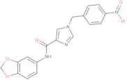 N-1,3-Benzodioxol-5-yl-1-(4-nitrobenzyl)-1H-imidazole-4-carboxamide