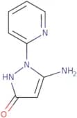 5-Amino-1-(pyridin-2-yl)-2,3-dihydro-1H-pyrazol-3-one