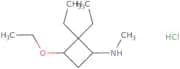 3-Ethoxy-2,2-diethyl-N-methylcyclobutan-1-amine hydrochloride