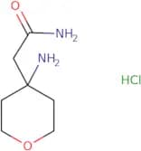 2-(4-Aminooxan-4-yl)acetamide hydrochloride