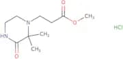 Methyl 3-(2,2-dimethyl-3-oxopiperazin-1-yl)propanoate hydrochloride
