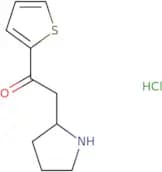 2-(Pyrrolidin-2-yl)-1-(thiophen-2-yl)ethan-1-one hydrochloride