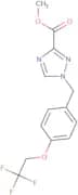 Methyl 1-{[4-(2,2,2-trifluoroethoxy)phenyl]methyl}-1H-1,2,4-triazole-3-carboxylate