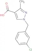 1-[(3-Chlorophenyl)methyl]-3-methyl-1H-pyrazole-4-carboxylic acid