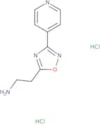 2-[3-(Pyridin-4-yl)-1,2,4-oxadiazol-5-yl]ethan-1-amine dihydrochloride