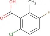 6-Chloro-3-fluoro-2-methylbenzoic acid