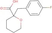 2-[(4-Fluorophenyl)methyl]oxane-2-carboxylic acid