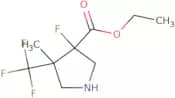 Ethyl 3-fluoro-4-methyl-4-(trifluoromethyl)pyrrolidine-3-carboxylate