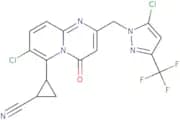 (1R,2R)-2-(7-Chloro-2-((5-chloro-3-(trifluoromethyl)-1H-pyrazol-1-yl)methyl)-4-oxo-4H-pyrido[1,2-a…