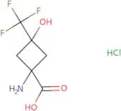 rac-(1S,3S)-1-Amino-3-hydroxy-3-(trifluoromethyl)cyclobutane-1-carboxylic acid hydrochloride