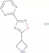 2-[5-(Azetidin-3-yl)-1,2,4-oxadiazol-3-yl]pyrimidine hydrochloride