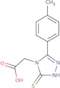 2-[3-(4-Methylphenyl)-5-sulfanyl-4H-1,2,4-triazol-4-yl]acetic acid