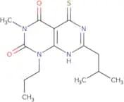 3-Methyl-7-(2-methylpropyl)-1-propyl-5-sulfanyl-1H,2H,3H,4H-[1,3]diazino[4,5-d]pyrimidine-2,4-dione