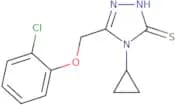 5-(2-Chlorophenoxymethyl)-4-cyclopropyl-4H-1,2,4-triazole-3-thiol